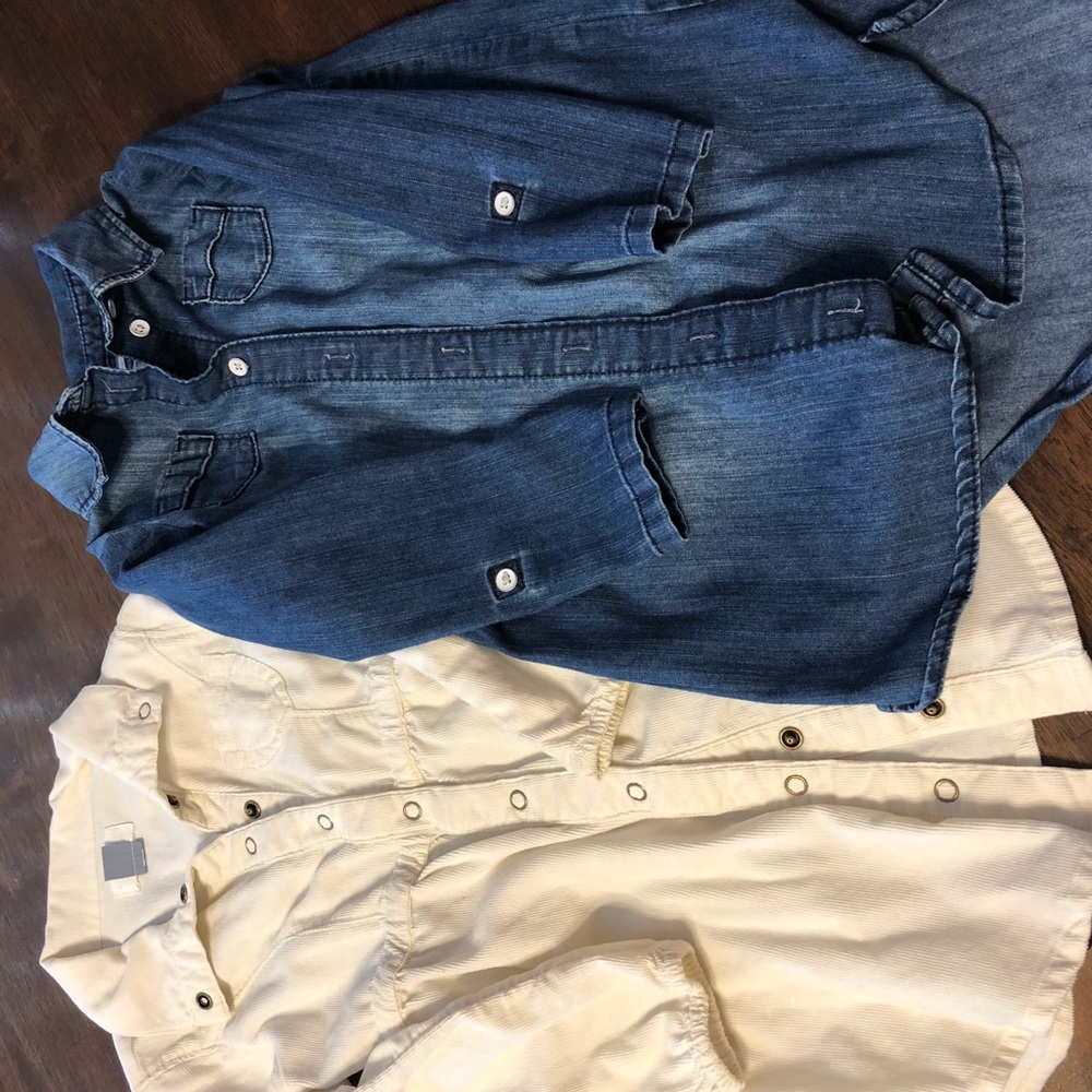 2 girls shirt dresses